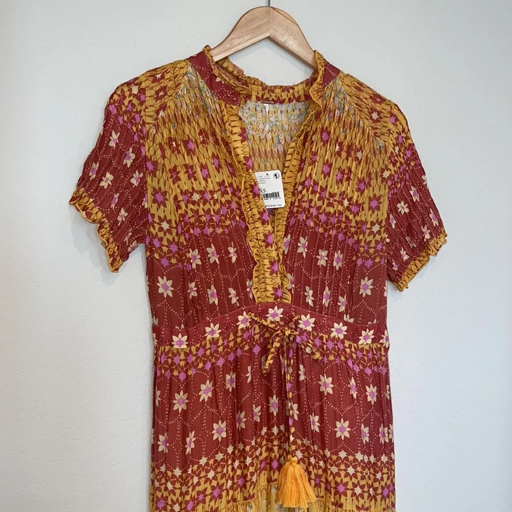 NWT Free People Rare Feeling Maxi Dress - Picture 5 of 8
